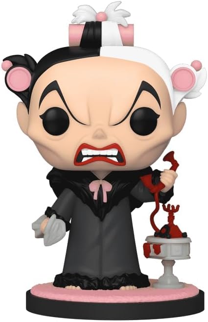 FUNKO POP DISNEY VILLAINS CRUELLA DE VIL HOLDING PHONE *EX* 1090