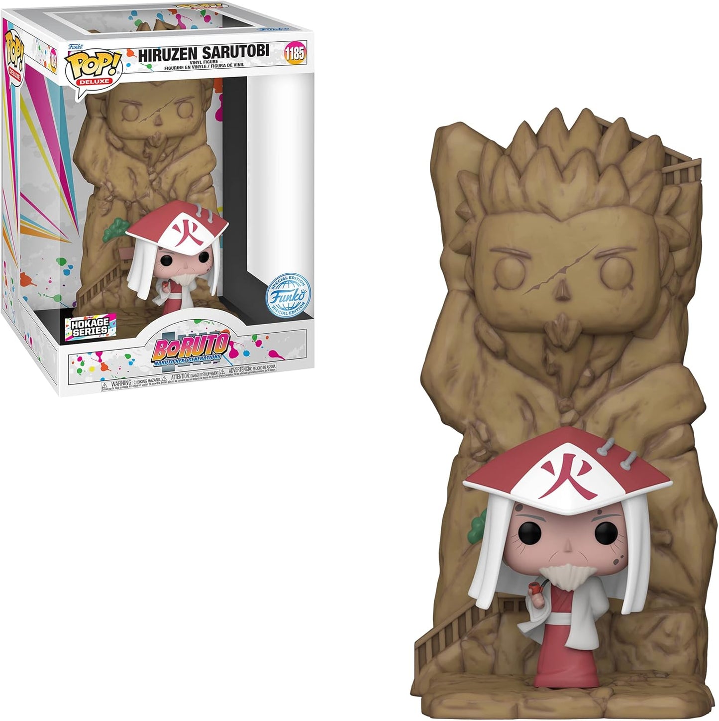 FUNKO POP DELUXE ANIMATION BORUTO: NARUTO NEXT GENERATIONS EXCLUSIVE - HIRUZEN SARUTOBI 1185