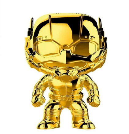 FUNKO POP MARVEL THE FIRST TEN YEARS (CHROME GOLD) - ANT-MAN 384