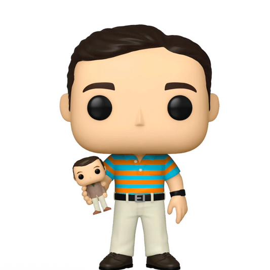FUNKO POP THE 40-YEAR-OLD VIRGIN - ANDY STITZER HOLDING STEVE AUSTIN 1064