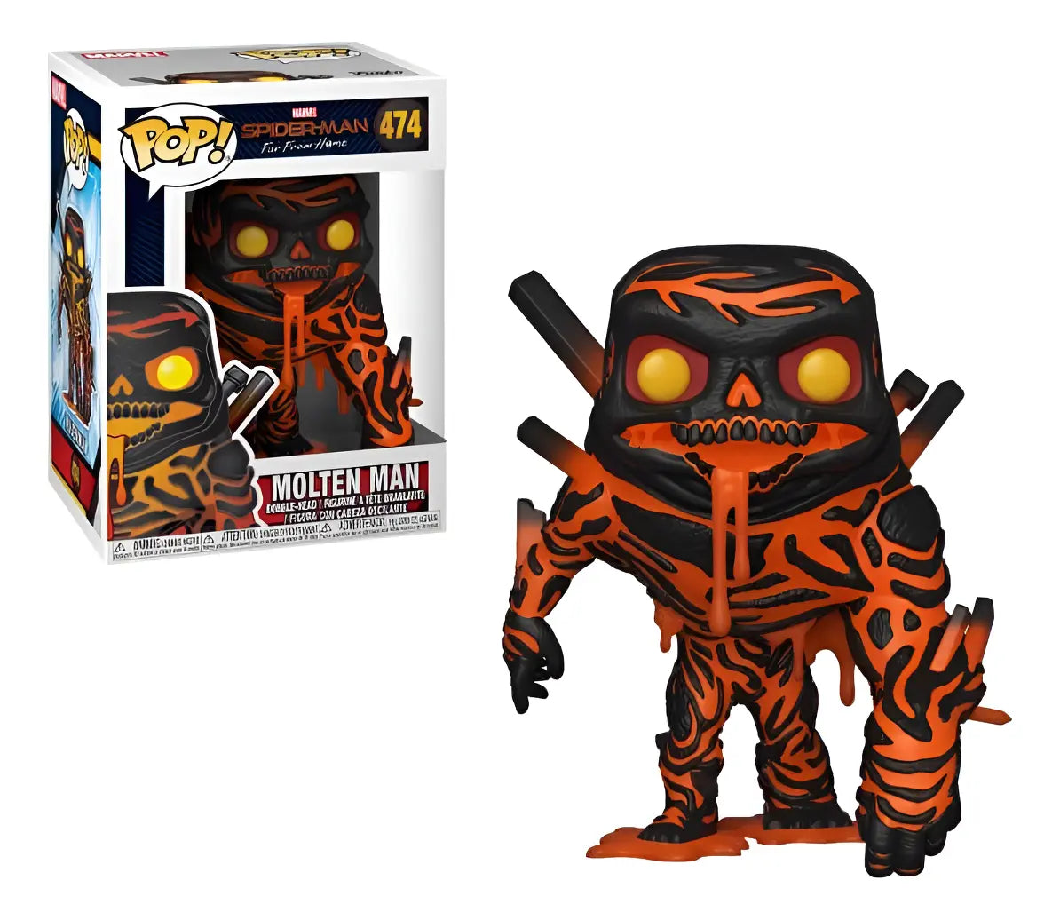 FUNKO POP MARVEL SPIDER-MAN FAR FROM HOME - MOLTEN MAN 474