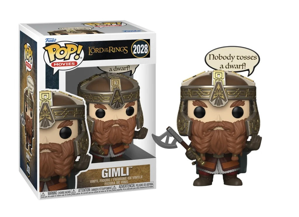 FUNKO POP MOVIES THE LORD OF THE RINGS - GIMLI 2028
