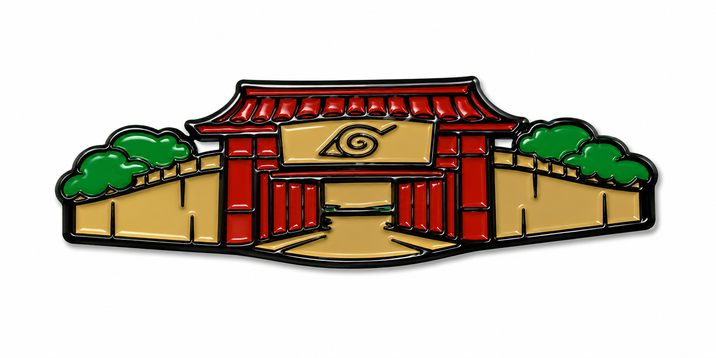 Pop Pin Magnético - Base Vila da Folha Naruto