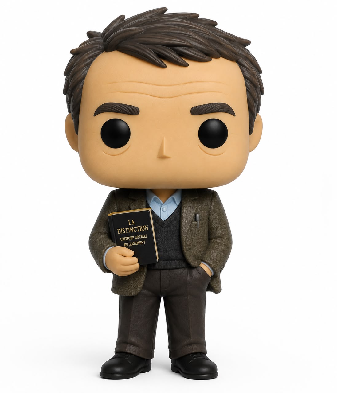 Pierre Bourdieu Personalizado em 3D Estilo Pop