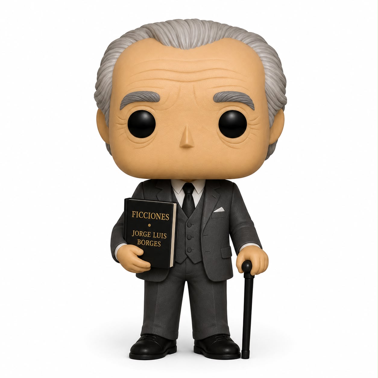 Jorge Luis Borges Personalizado em 3D Estilo Pop