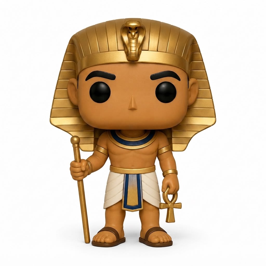 Ramessés II Personalizado em 3D Estilo Pop