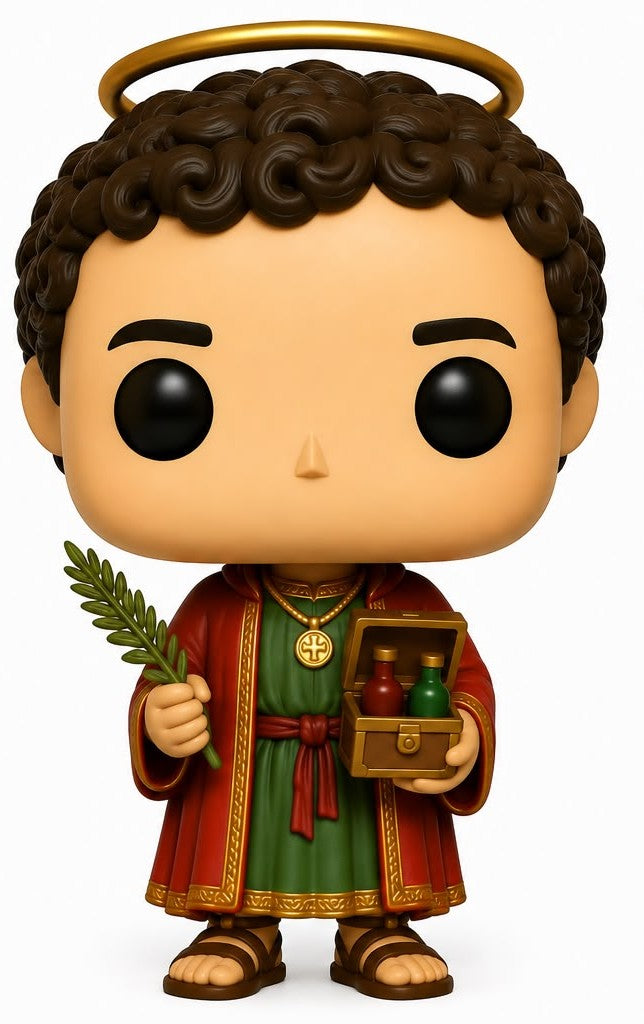 São Cosme Personalizado em 3D Estilo Pop