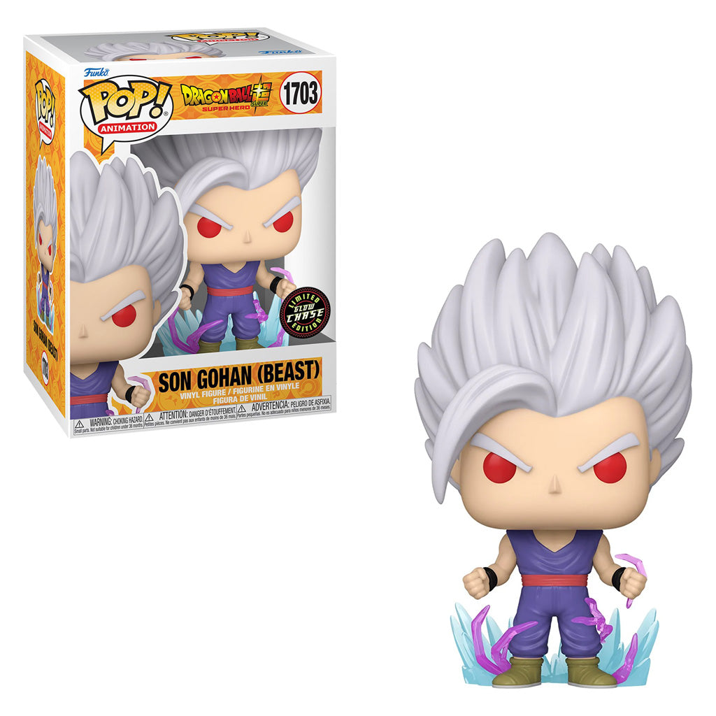 FUNKO POP ANIMATION CHASE DRAGON BALL SUPER: SUPER HERO - SON GOHAN (BEAST) 1703