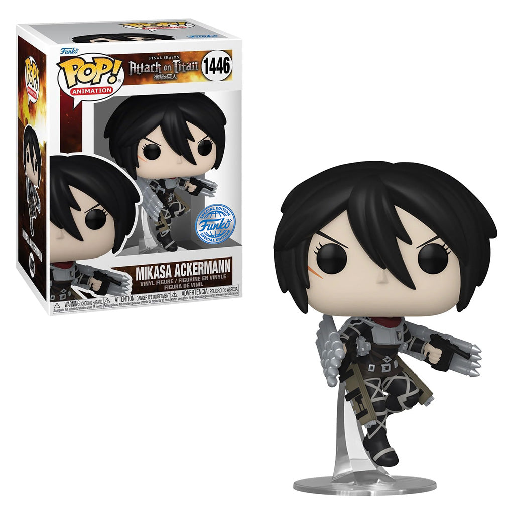 FUNKO POP ANIMATION ATTACK ON TITAN EXCLUSIVE - MIKASA ACKERMAN 1446