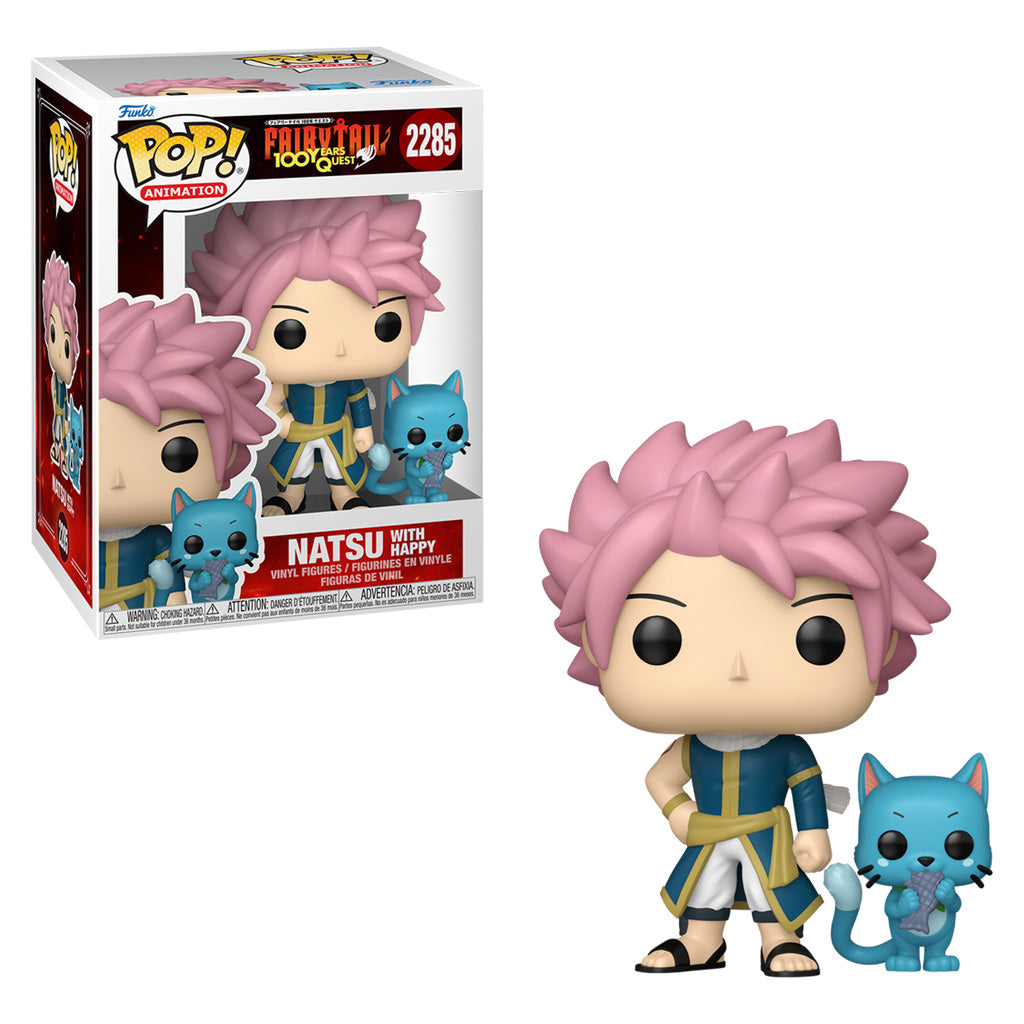FUNKO POP ANIMATION FAIRY TAIL 100 YEARS QUEST - NATSU WITH HAPPY 2285