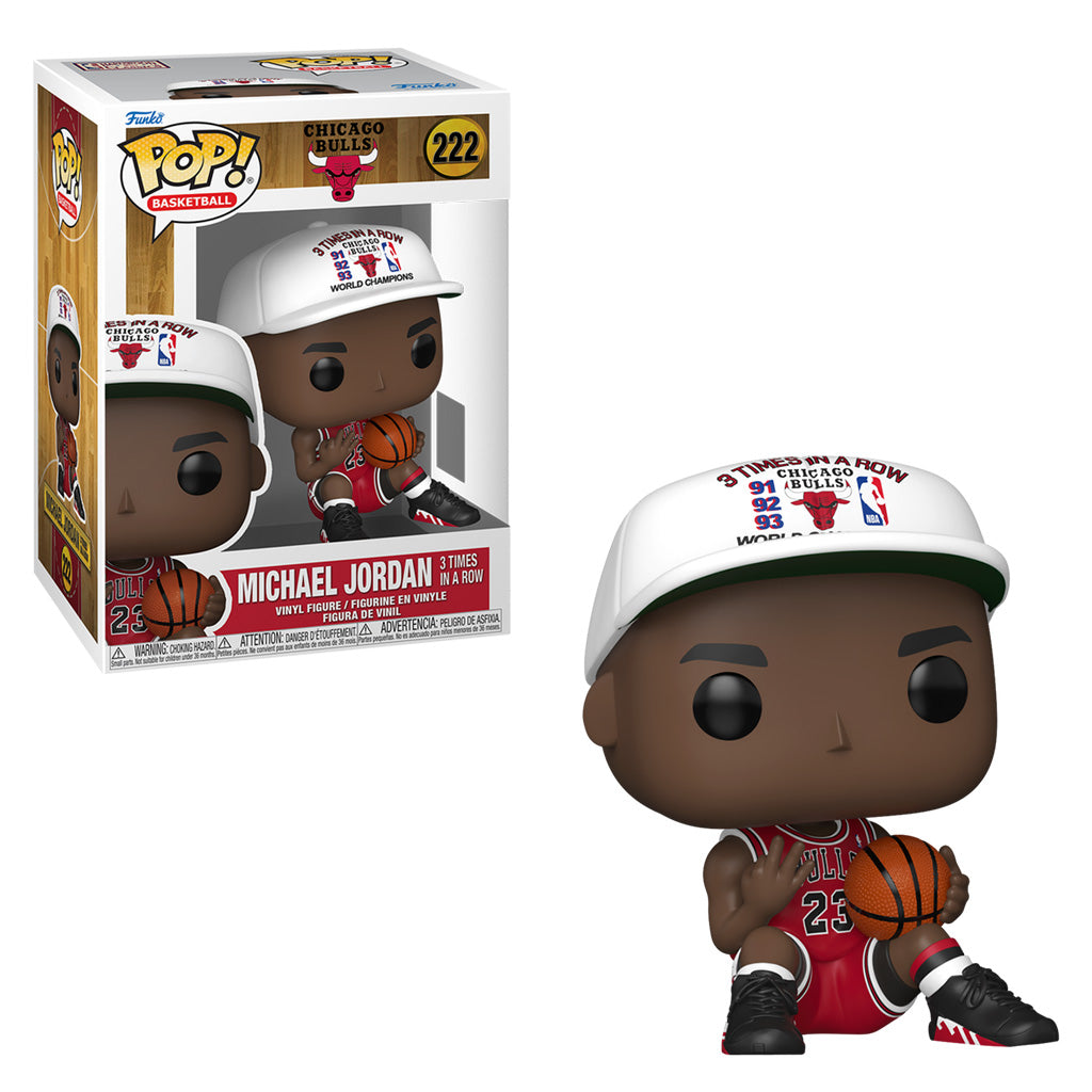 FUNKO POP BASKETBALL CHICAGO BULLS - MICHAEL JORDAN 3 TIMES IN A ROW 222
