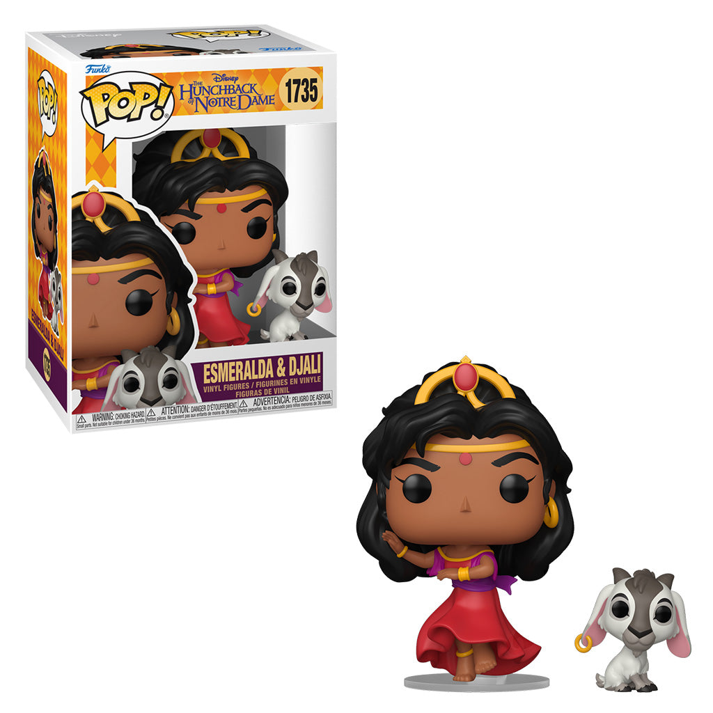 FUNKO POP DISNEY THE HUNCHBACK OF NOTRE DAME - ESMERALDA & DJALI 1735