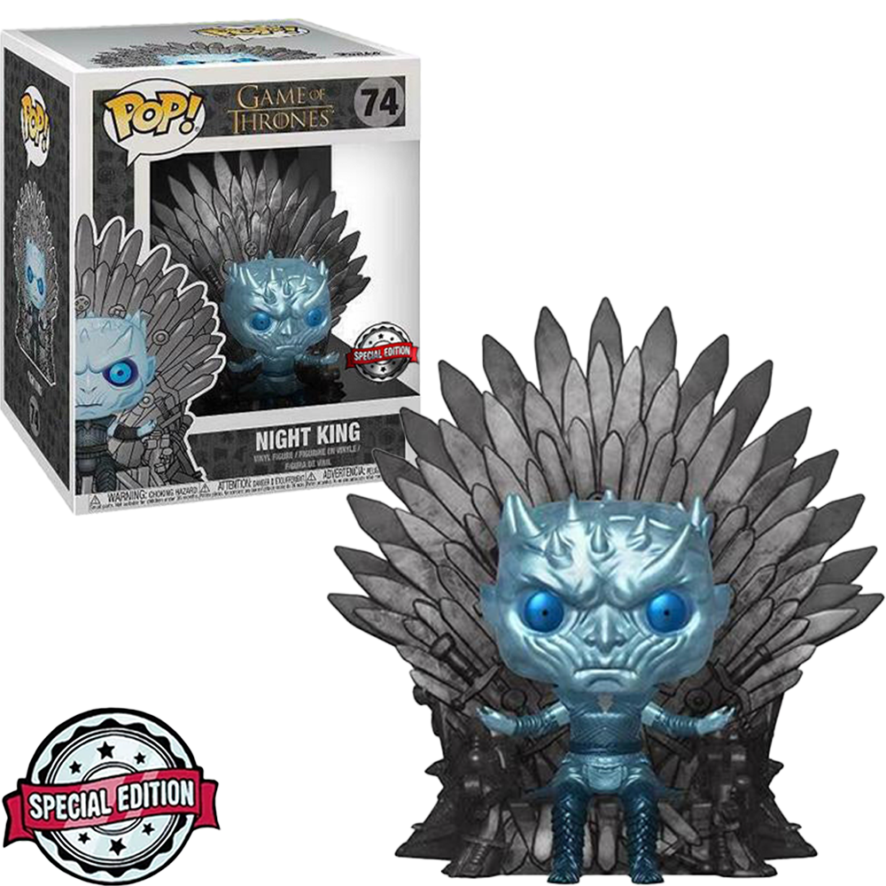 FUNKO POP GAME OF THRONES 10 *DELUXE* NIGHT KING METALLIC *EX* 74