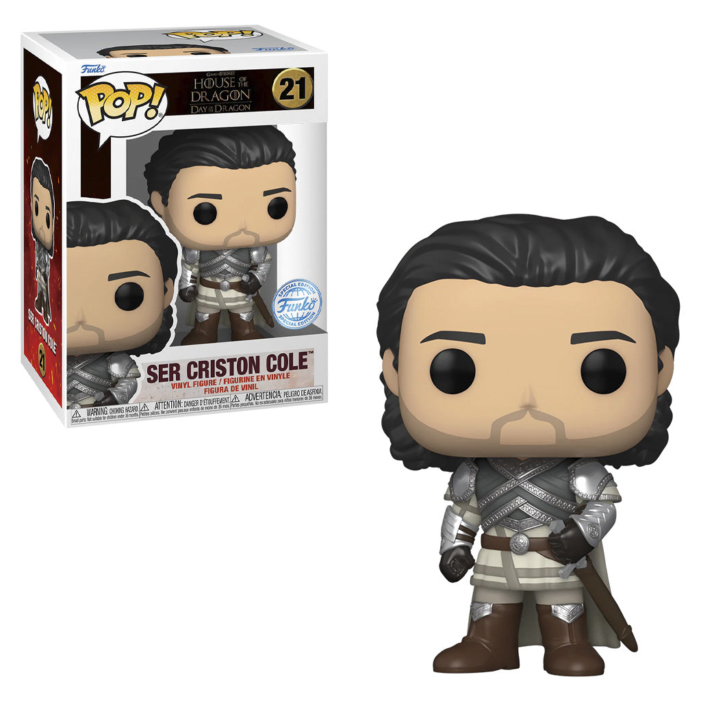 FUNKO POP GAME OF THRONES HOUSE OF THE DRAGON 3 SER CRISTON COLE *EX* 21