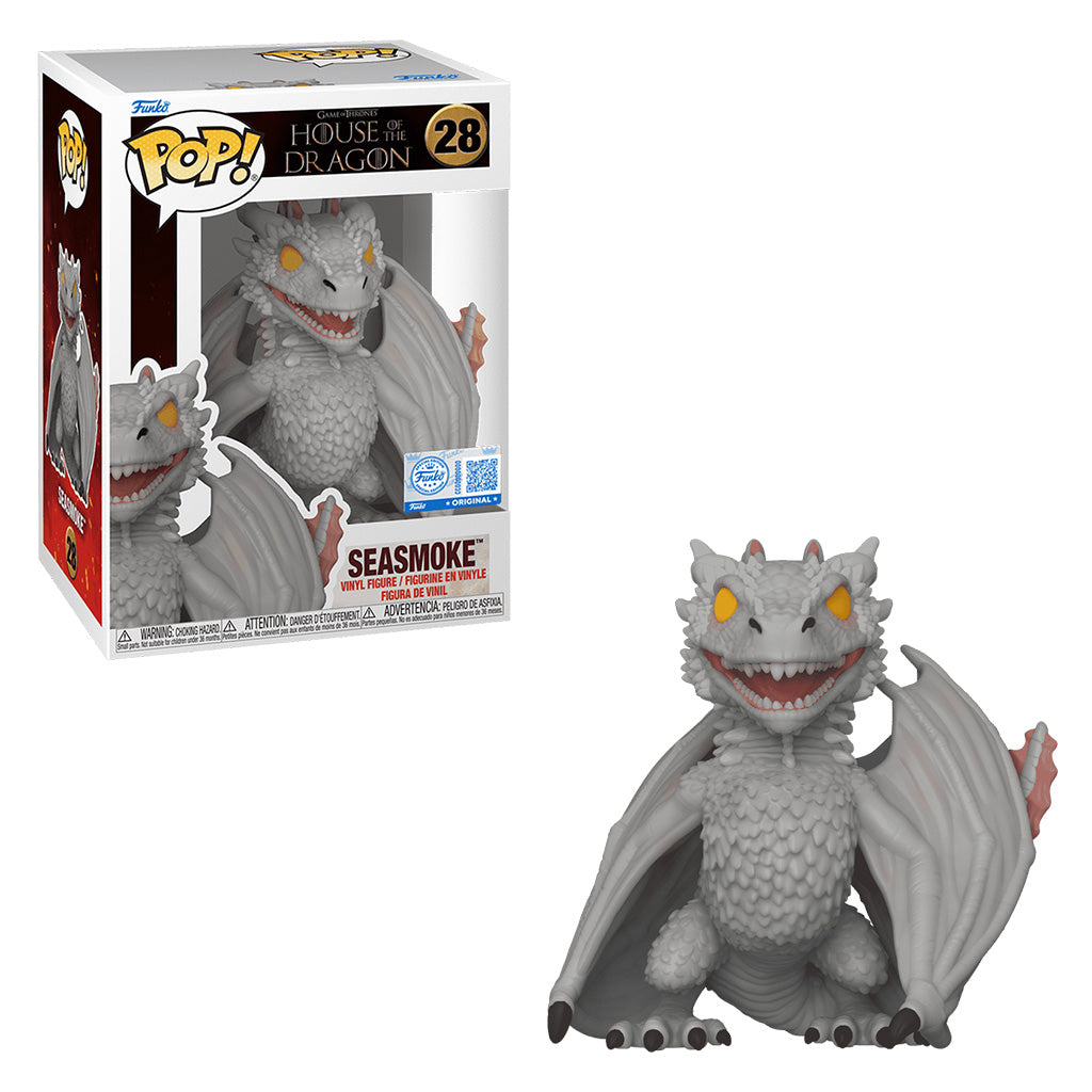 FUNKO POP GAME OF THRONES HOUSE OF THE DRAGON S4 SEASMOKE *EX* 28