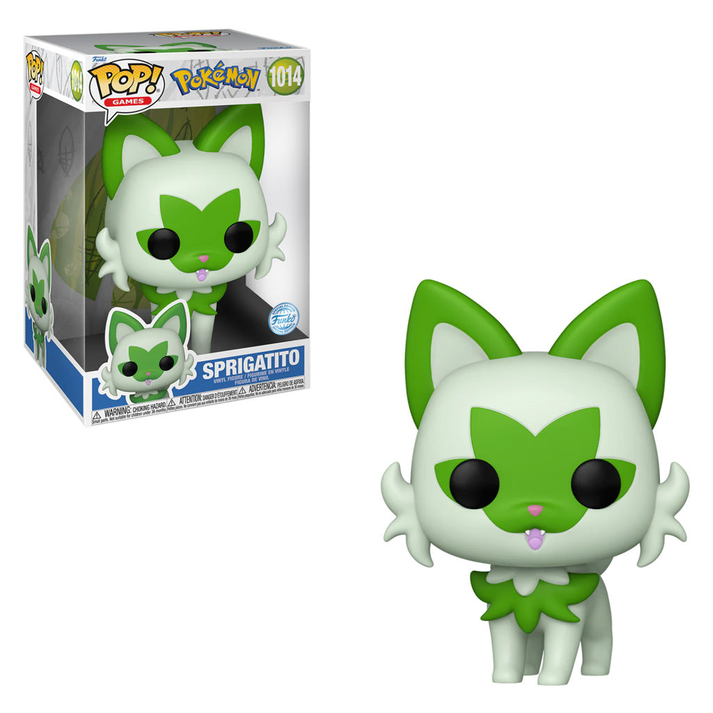 FUNKO POP POKEMON *SUPER SIZED 10* SPRIGATITO *EX* 1014