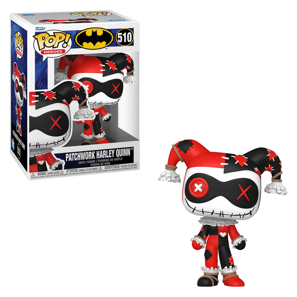FUNKO POP HEROES DC PATCHWORK HARLEY QUINN 510