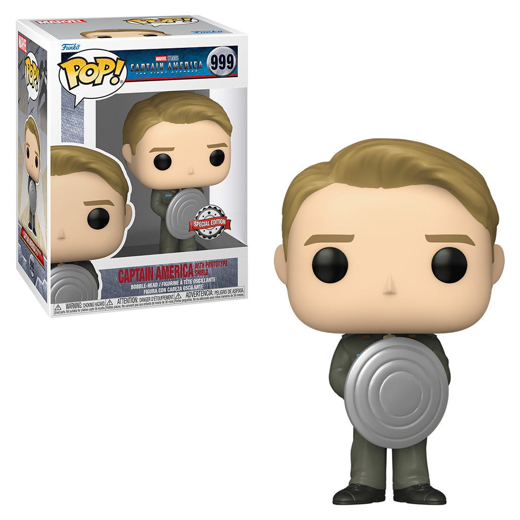 FUNKO POP MARVEL CAPTAIN AMERICA PROTOTYPE SHIELD *EX* 999
