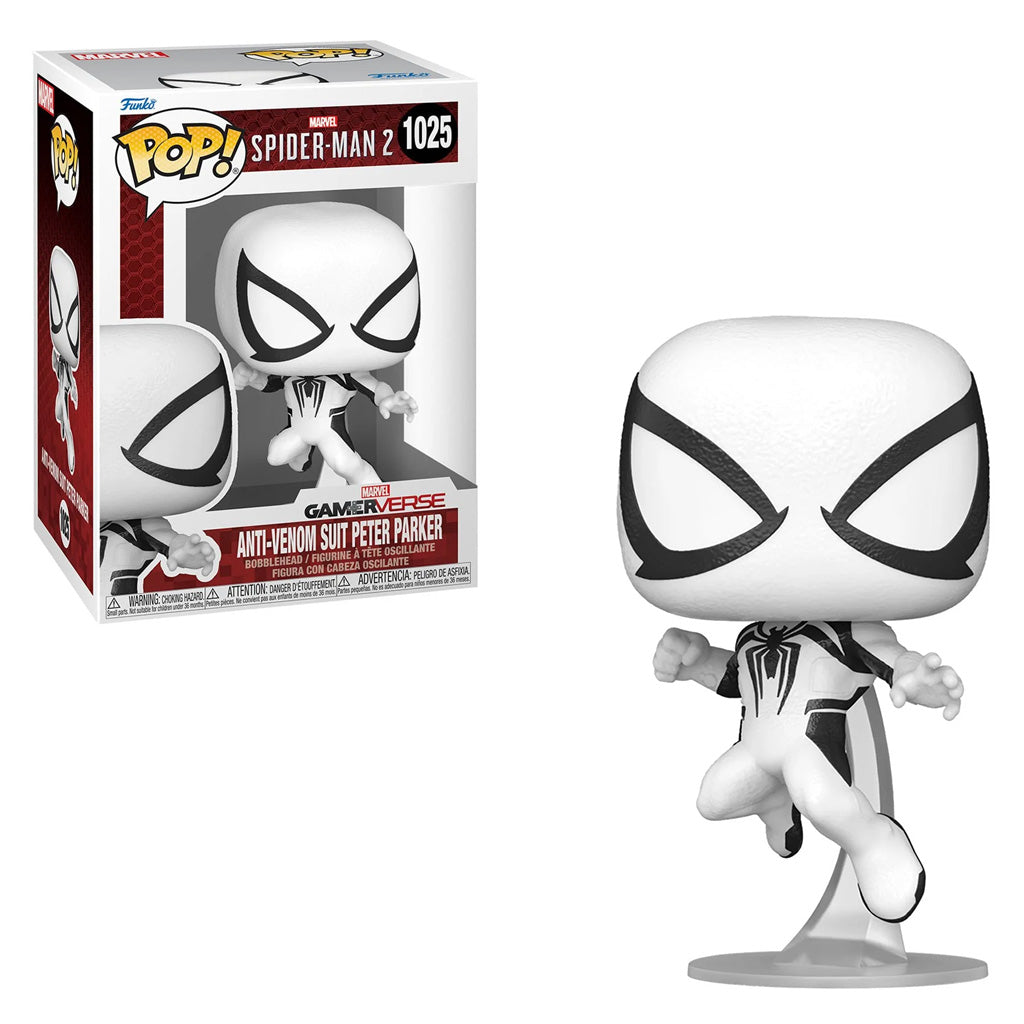 FUNKO POP MARVEL GAMER VERSE SPIDER-MAN 2 ANTI-VENOM PETER PARKER 1025