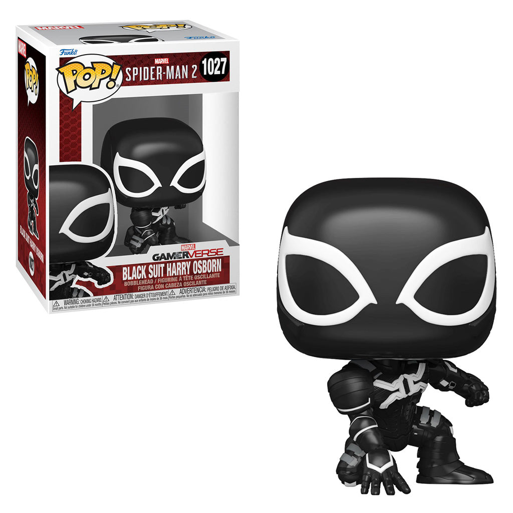 FUNKO POP MARVEL GAMER VERSE SPIDER-MAN 2 BLACK SUIT HARRY OSBORN 1027