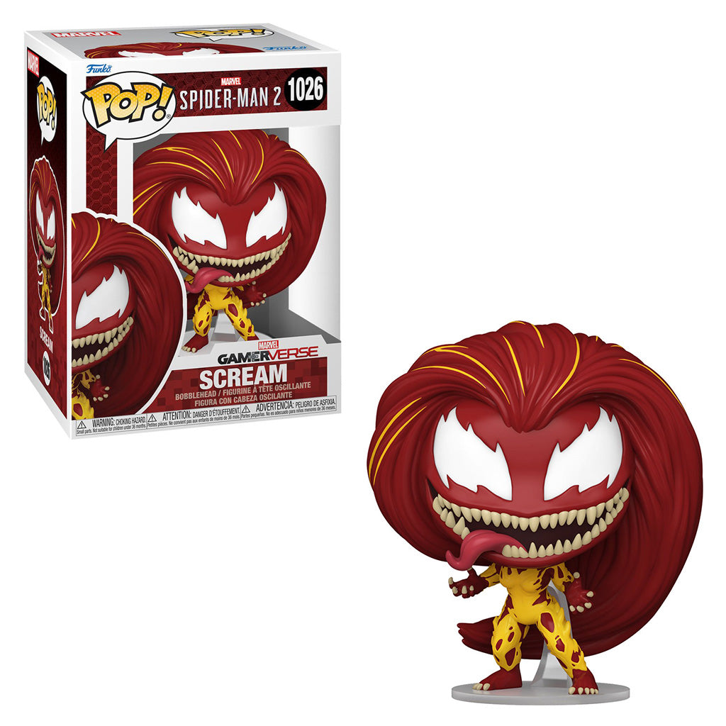 FUNKO POP MARVEL GAMER VERSE SPIDER-MAN 2 SCREAM 1026