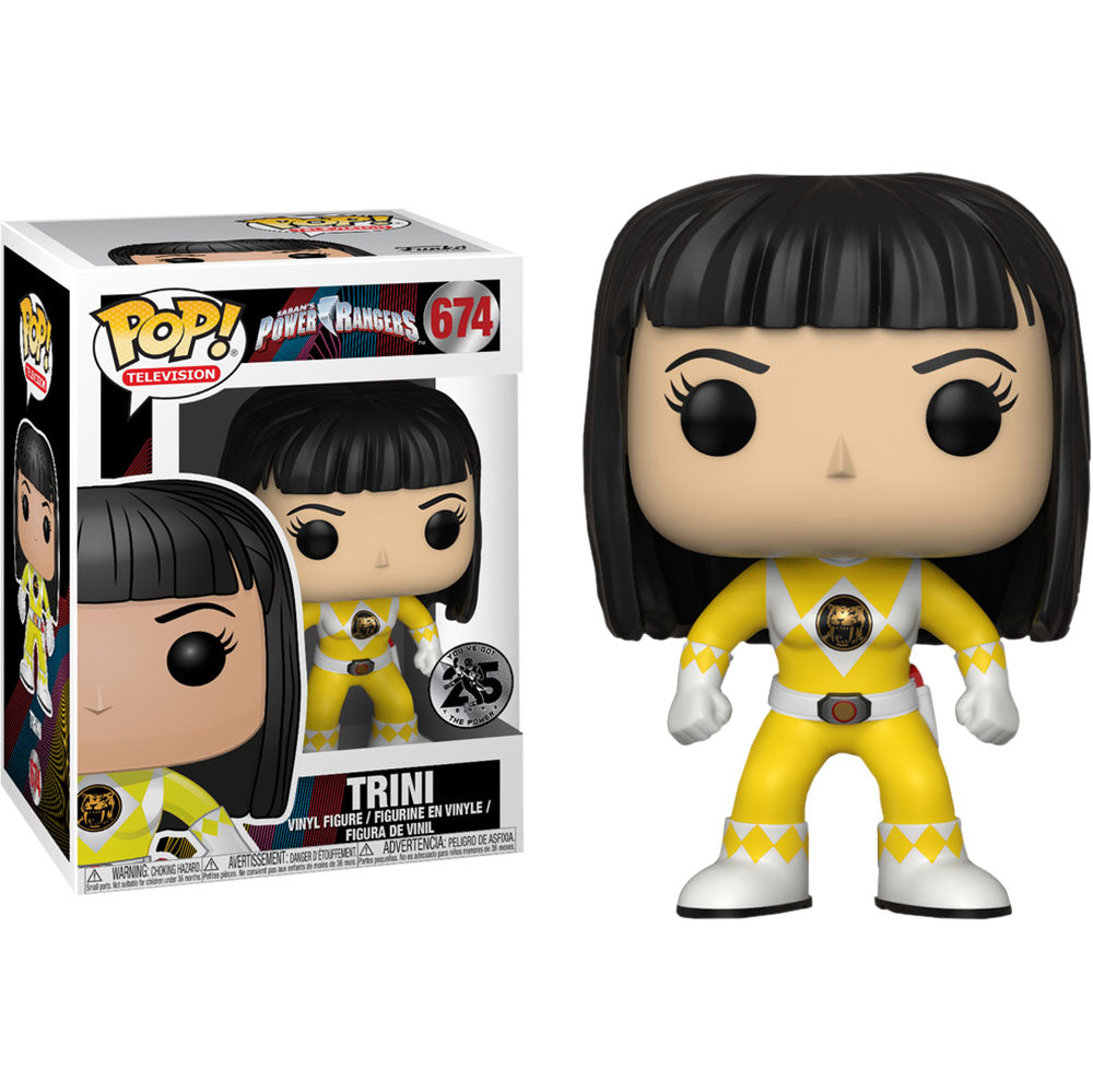 FUNKO POP POWER RANGERS 25TH YELLOW TRINI 674