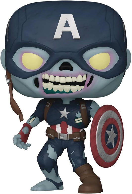 FUNKO POP MARVEL WHAT IF...? - CAPTAIN AMERICA ZOMBIE 941
