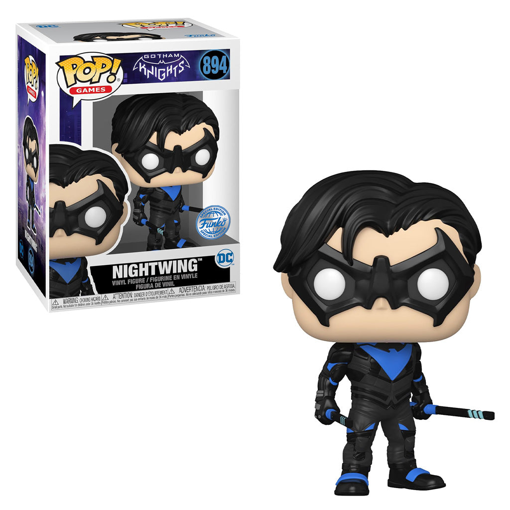 FUNKO POP GAMES GOTHAM KNIGHTS SUPER SIZED 10" EXCLUSIVE - NIGHTWING 896