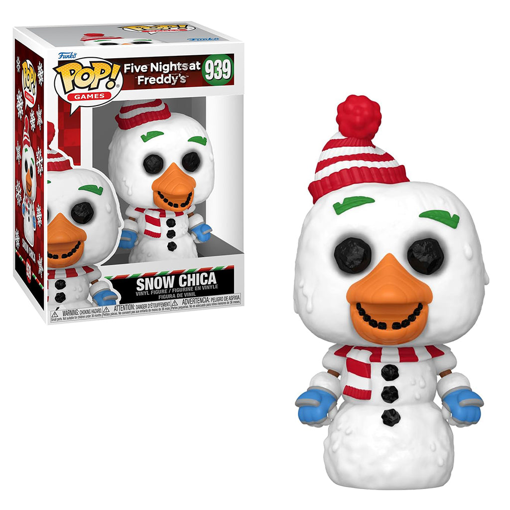 FUNKO POP FIVE NIGTHS FREDDY HOLIDAY SNOW CHICA 939