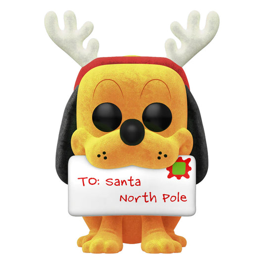 FUNKO POP DISNEY HOLIDAY EXCLUSIVE - PLUTO 1227 (FLOCKED)