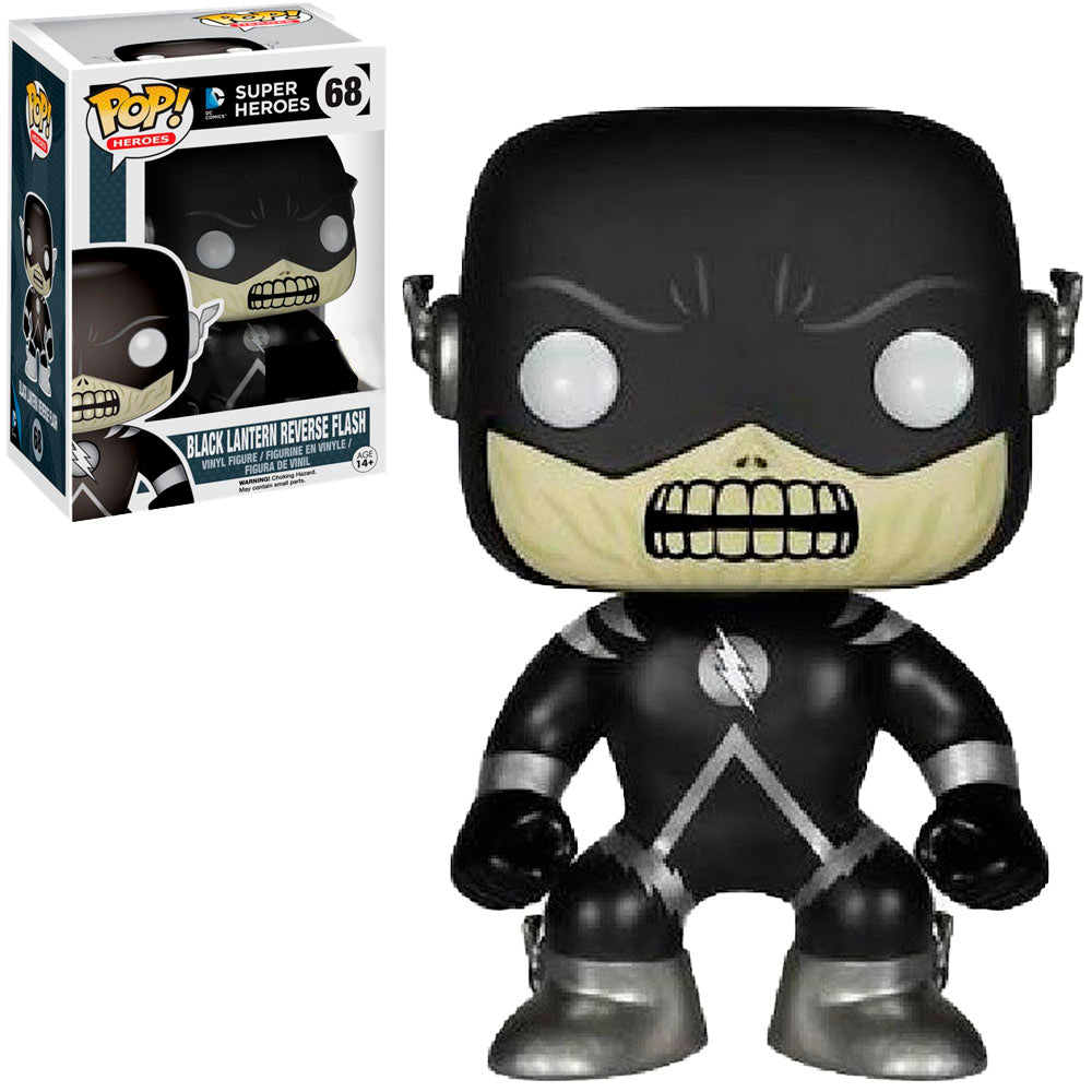 FUNKO POP HEROES THE FLASH BLACK LANTERN REVERSE *EX* 68