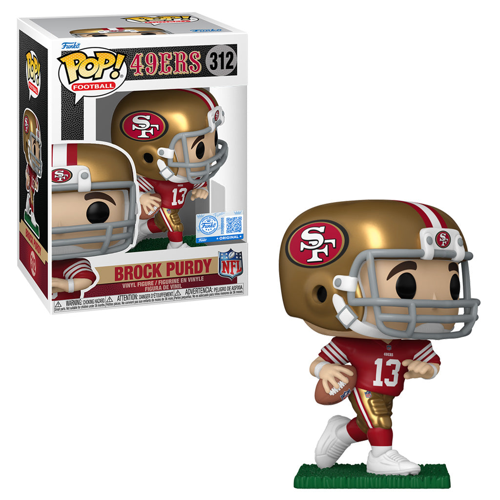 FUNKO POP NFL 49ERS BROCK PURDY *EX* 312