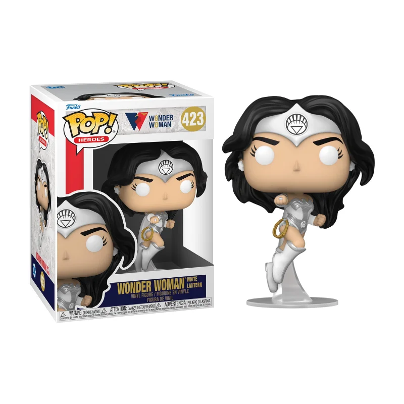 FUNKO POP HEROES WONDER WOMAN 80TH WONDER WHITE LANTERN 423