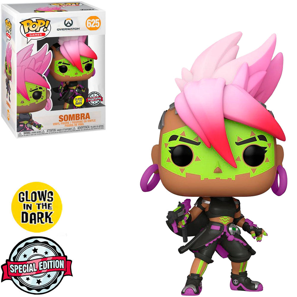 FUNKO POP OVERWATCH S5 SOMBRA GLOWS *EX* 625