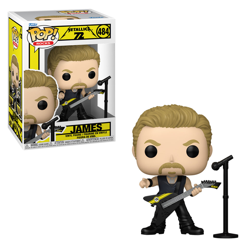 FUNKO POP ROCKS METALLICA '72 - JAMES 484