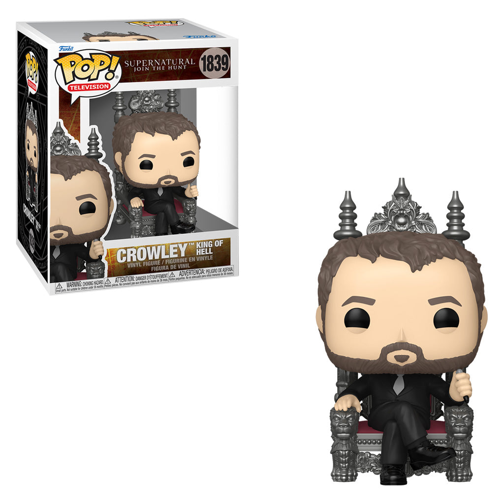 FUNKO POP CHASE TELEVISION SUPERNATURAL: JOIN THE HUNT - CROWLEY KING OF HELL 1839