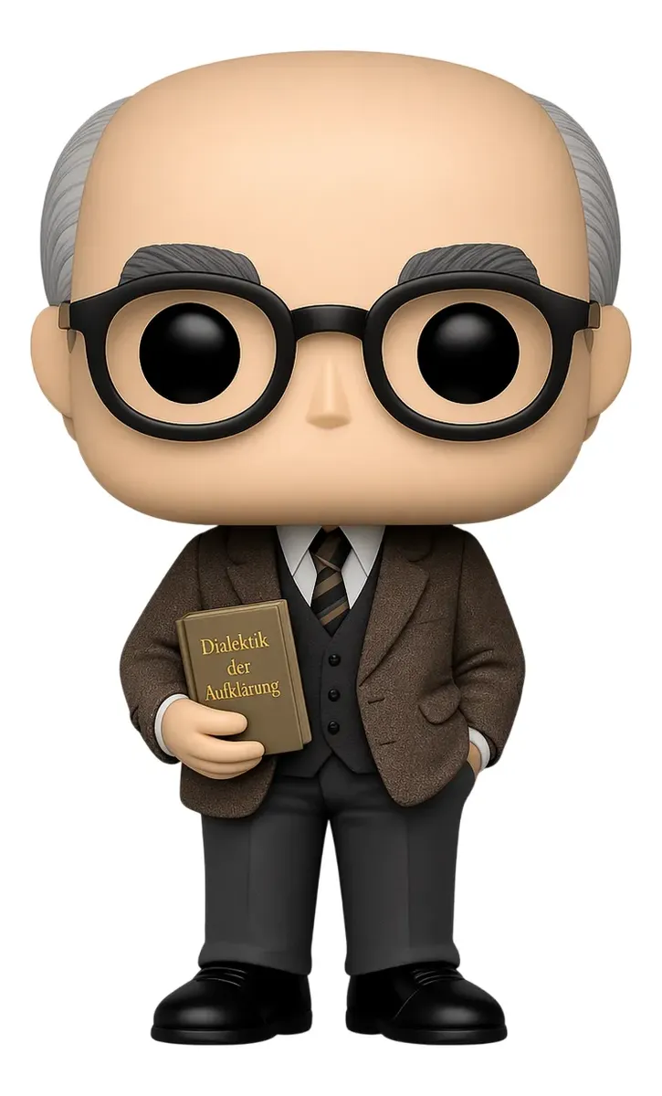 Theodor W. Adorno Personalizado em 3D Estilo Pop