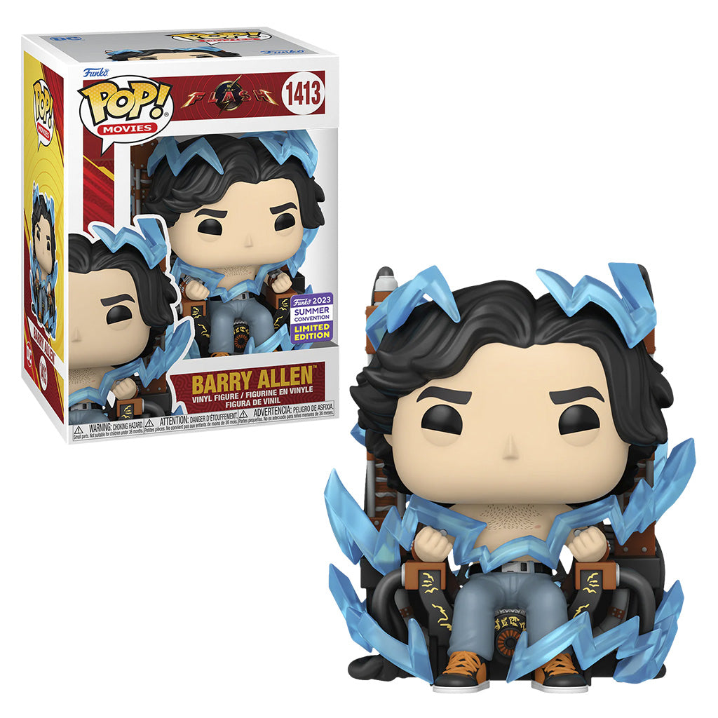 FUNKO POP THE FLASH MOVIE BARRY ALLEN IN CHAIR *SDCC 2023* 1413