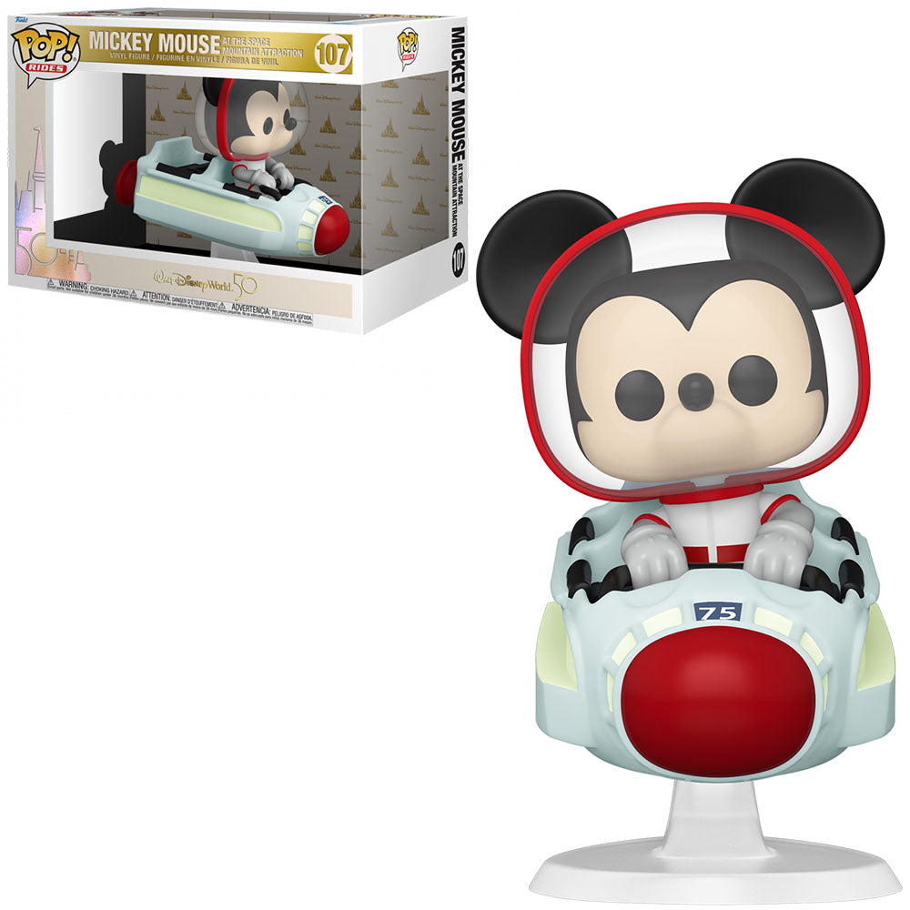 FUNKO POP DISNEY WALT DISNEY WORLD 50TH *RIDES* MICKEY MOUSE 107