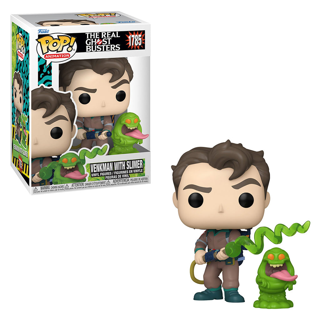 FUNKO POP GHOSTBUSTERS THE REAL VENKMAN WITH SLIMER 1785