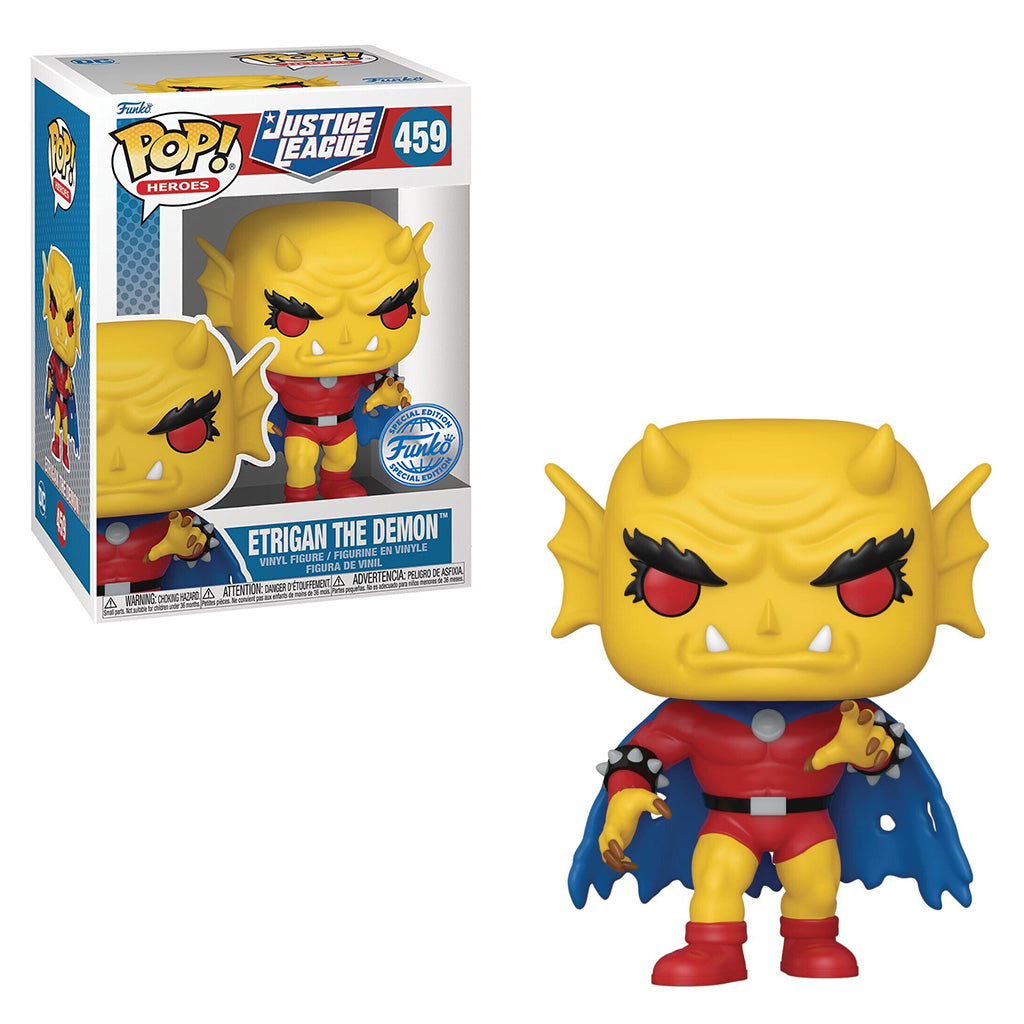 FUNKO POP HEROES JUSTICE LEAGUE EXCLUSIVE - ETRIGAN THE DEMON 459