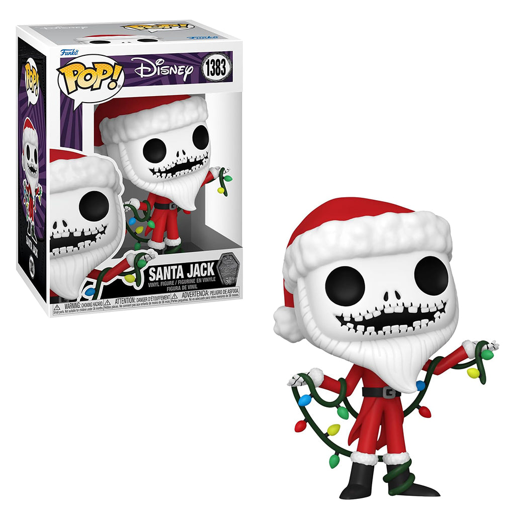 FUNKO POP DISNEY THE NIGHT BEFORE CHRISTMAS 30TH ANNIVERSARY - SANTA JACK 1383