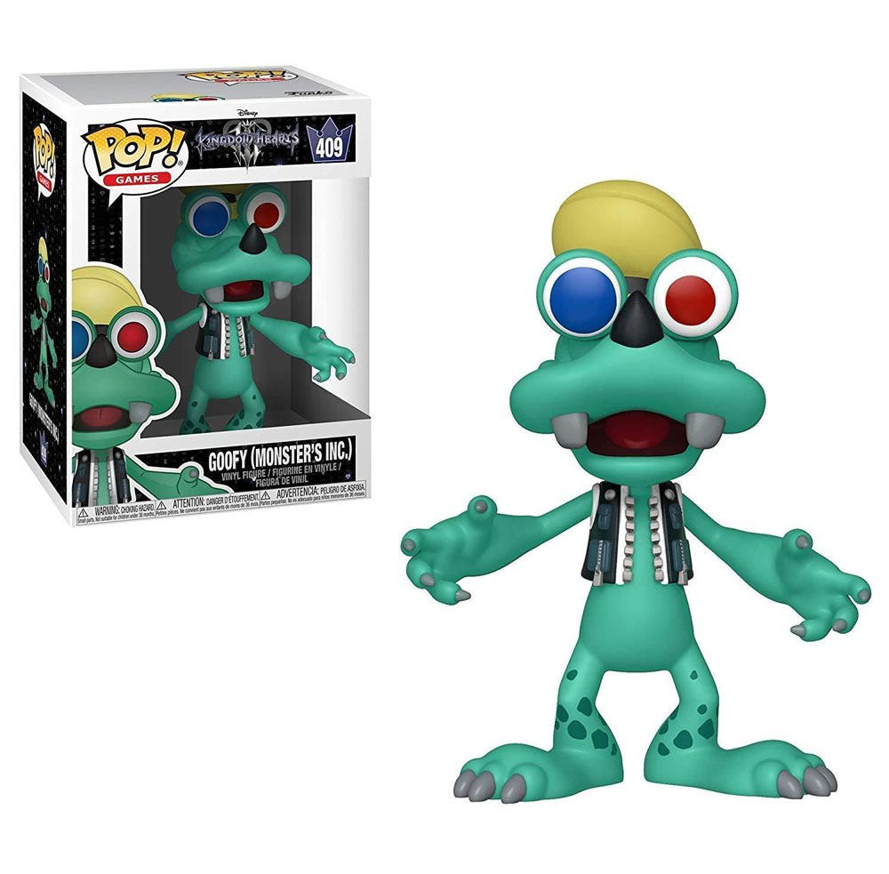 FUNKO POP KINGDOM HEARTS 3 GOOFY MONSTERS INC 409