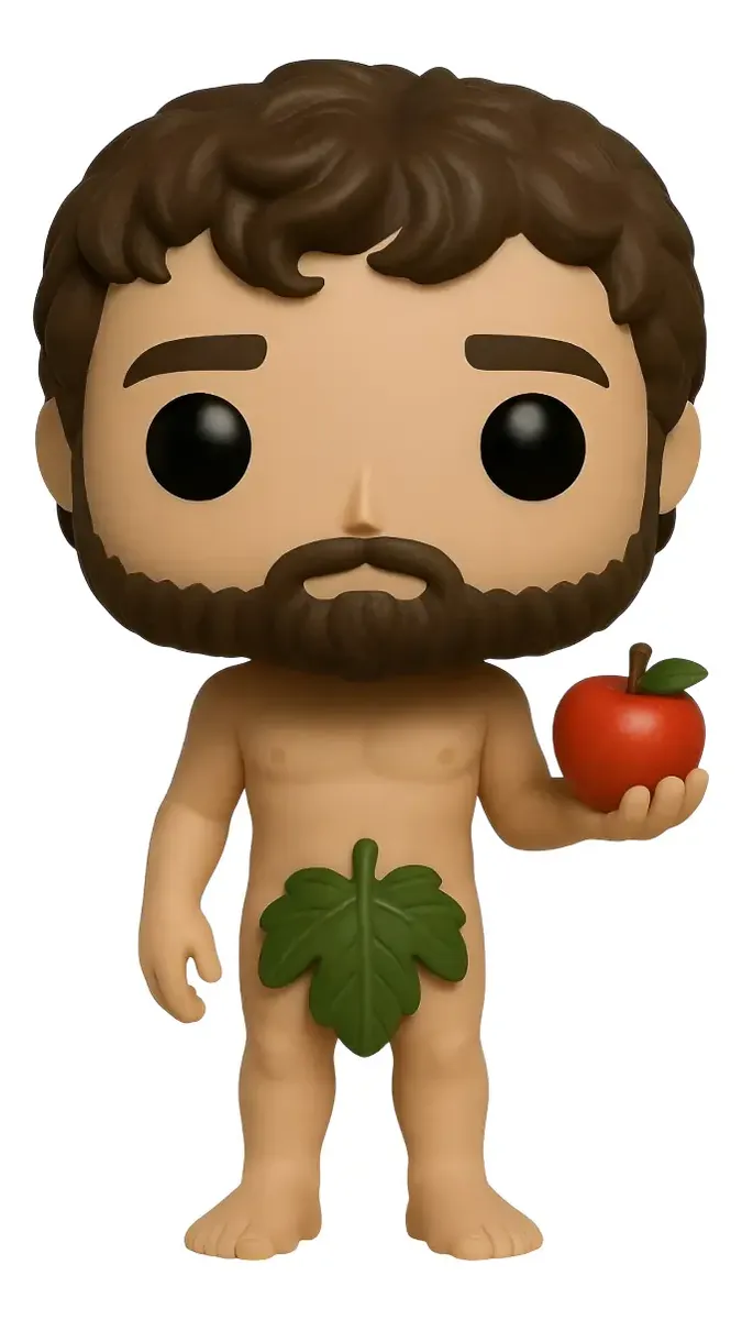 Adão Boneco Personalizado em 3D Estilo Pop