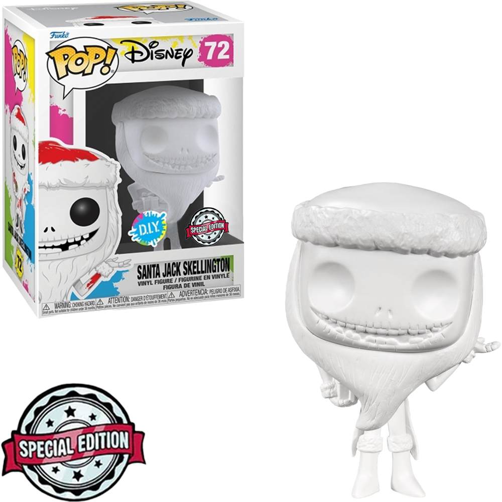 FUNKO POP DISNEY EXCLUSIVE - SANTA JACK SKELLINGTON 72 (D.I.Y)