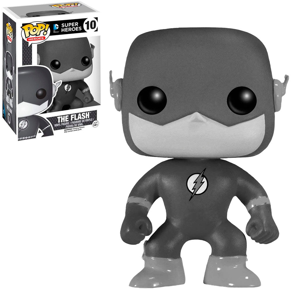 FUNKO POP HEROES UNIVERSE THE FLASH BLACK & WHITE *EX* 10