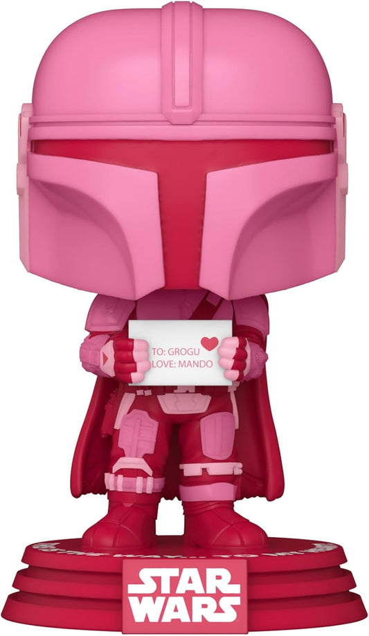 FUNKO POP STAR WARS VALENTINES - THE MANDALORIAN 495