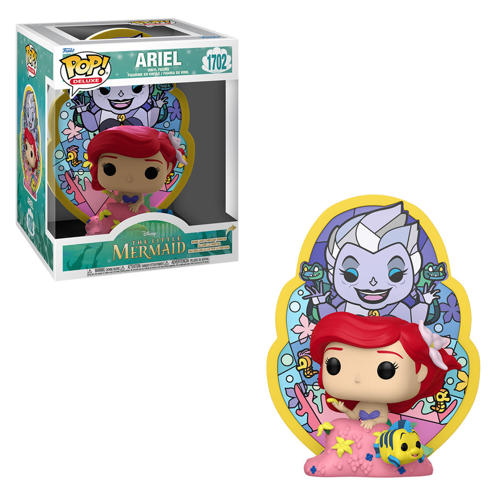 FUNKO POP DISNEY LITTLE MERMAID *DELUXE ARIEL GLASS 1702