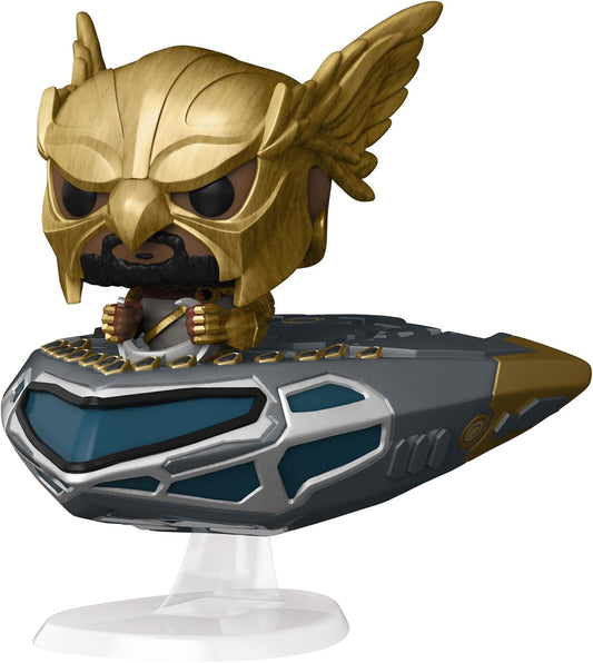 FUNKO POP RIDES BLACK ADAM - HAWKMAN IN CRUISER 286