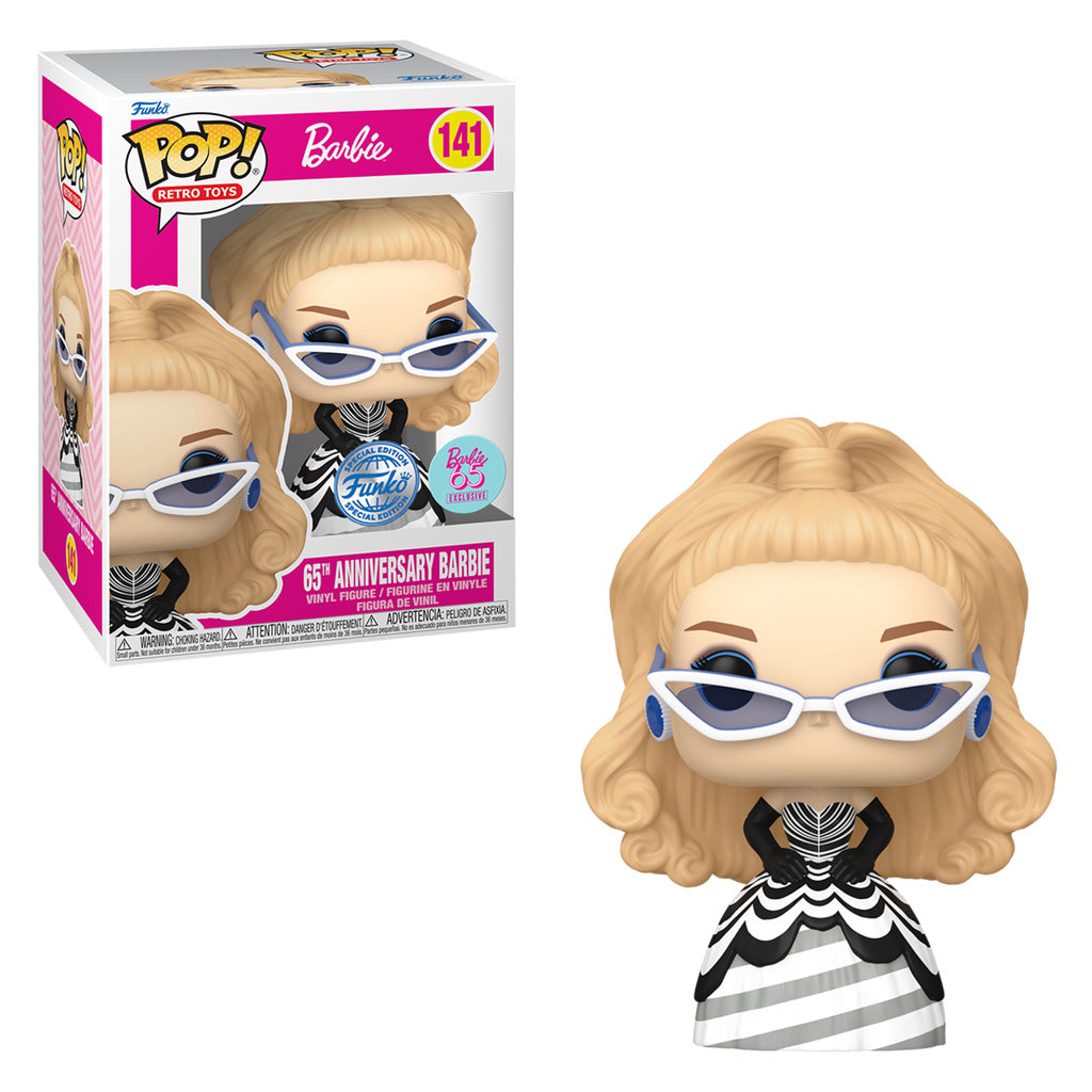 FUNKO POP RETRO TOYS BARBIE 65TH ANNIVERSARY EXCLUSIVE - 65TH ANNIVERSARY BARBIE 141